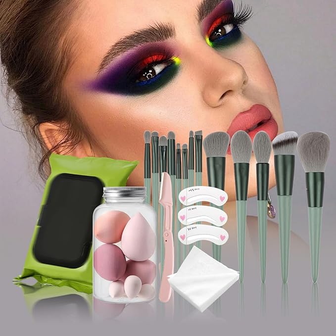 Makeup Set Box, Festival Surprise Assortment Gift with Professional Makeup Products, Cosmetics Set Party Favors for Women Girls Teenager, Vegan & Cruelty-Free, Set C