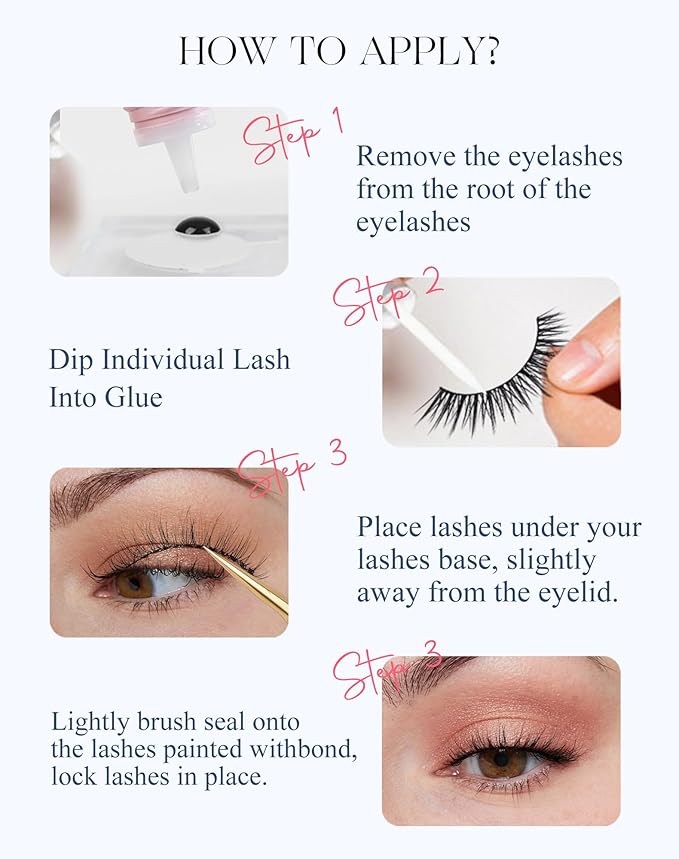 Lashes Wispy Short Eyelashes Natural Look False Eyelashes Strip Eye Lash Soft Lashes Fluffy Pack 7 Pairs Everyday Lash C12