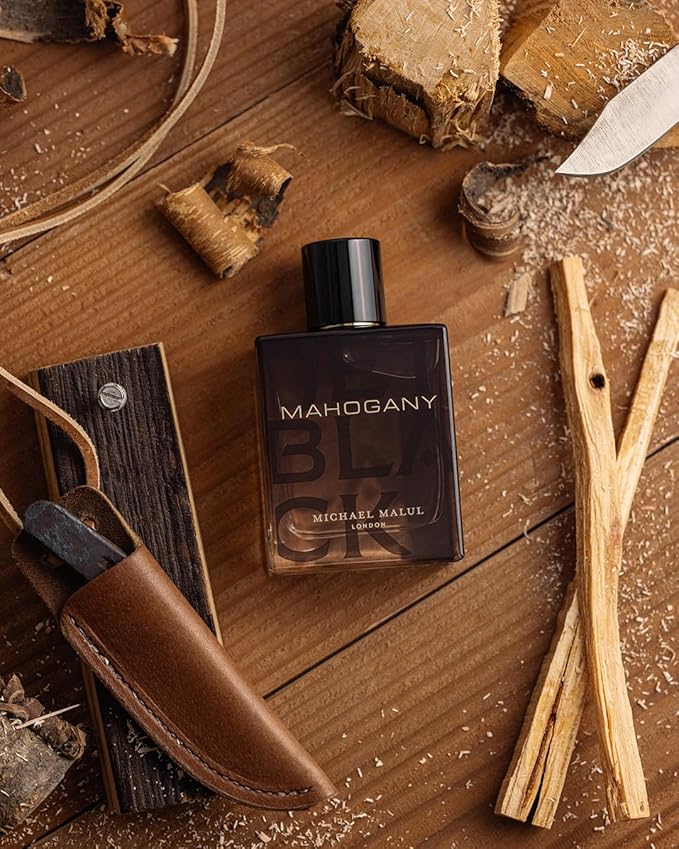 Michael Malul Jet Black Mahogany Eau de Parfum for Men - 100ml | 3.4oz