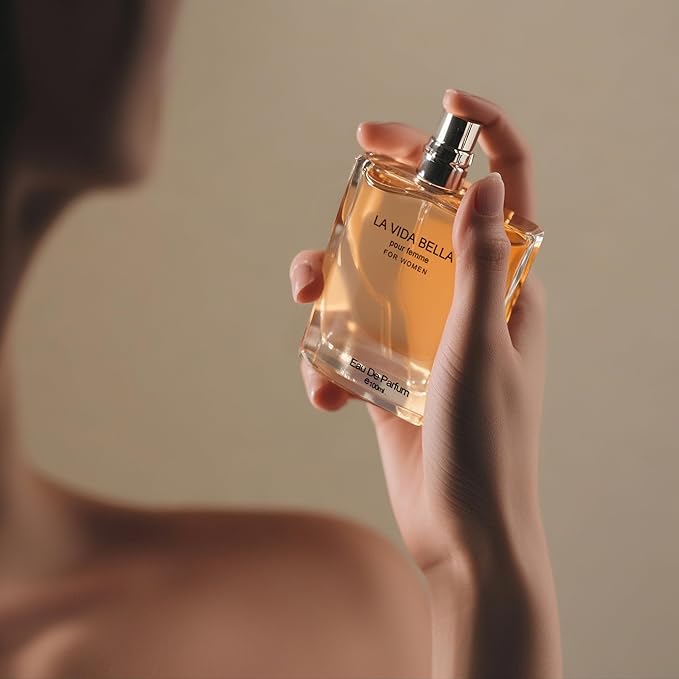 Women's Perfume La Vida Bella& Delilah Combo Set Eau De Parfum Long Lasting Fragrance 3.4 Fl Oz Spray Each for Daily Used