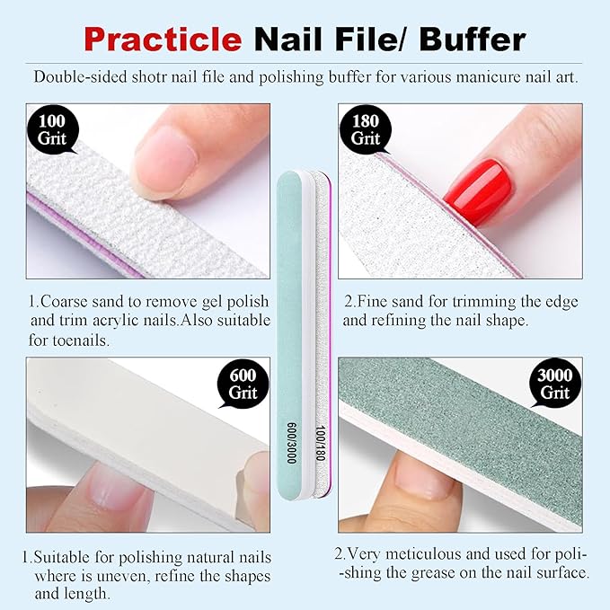 LOUINSTIC Gel Nail Polish Remover Kit – Fast & Gentle & No Damage to Nails,Includes Nail Files for At-Home Manicure, Safe & Non-Damaging Nail Care for DIY Lovers(1PC/15ML)