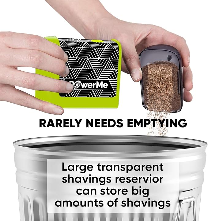 Electric Pencil Sharpener Battery Powered for Kids, School, Home, Office, Classroom, Colored Pencils, Ideal for No. 2