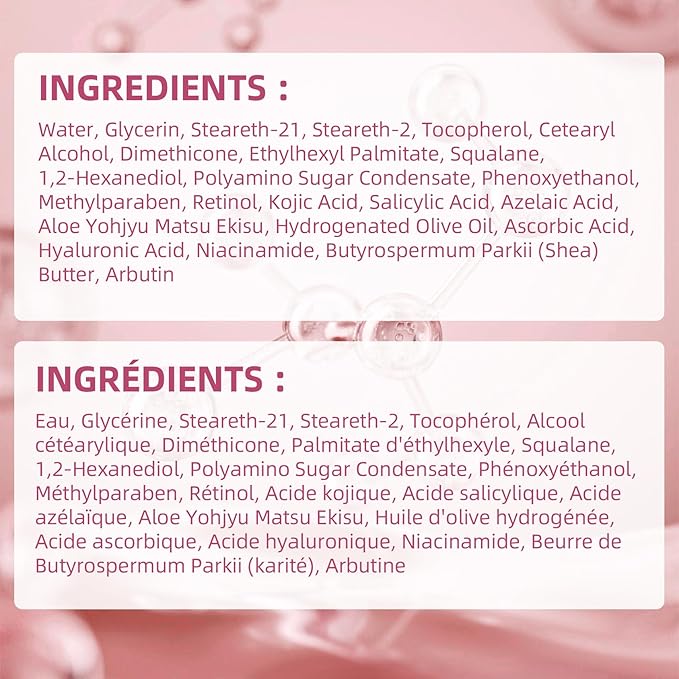 Hydrating Body Cream with Salicylic Acid, Niacinamide, Hyaluronic Acid, Face & Body Moisturizer Cream for Face, Body and Sensitive Part (1.76 Fl Oz)