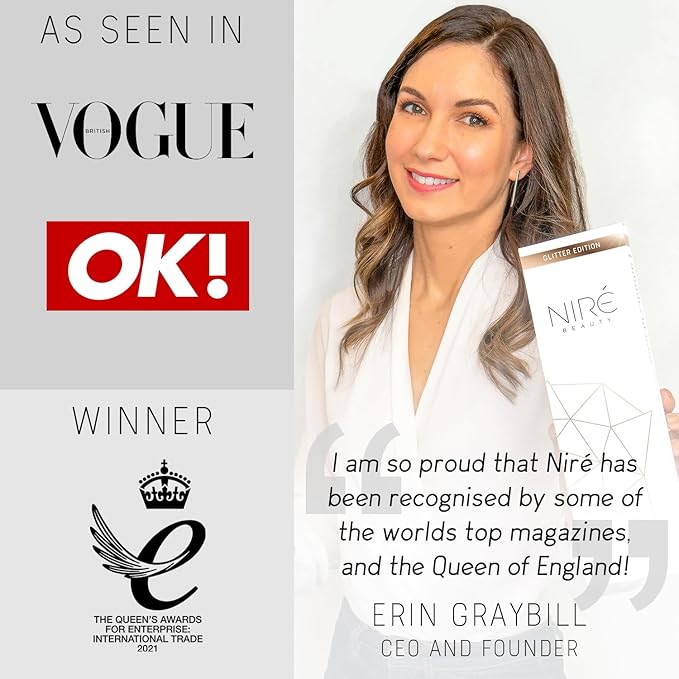 Niré Beauty 15piece Award Winning Professional Makeup Brush Set: Vegan Makeup Brushes with Case, Makeup Sponge, Brush Cleaner, Guide, Gift Box