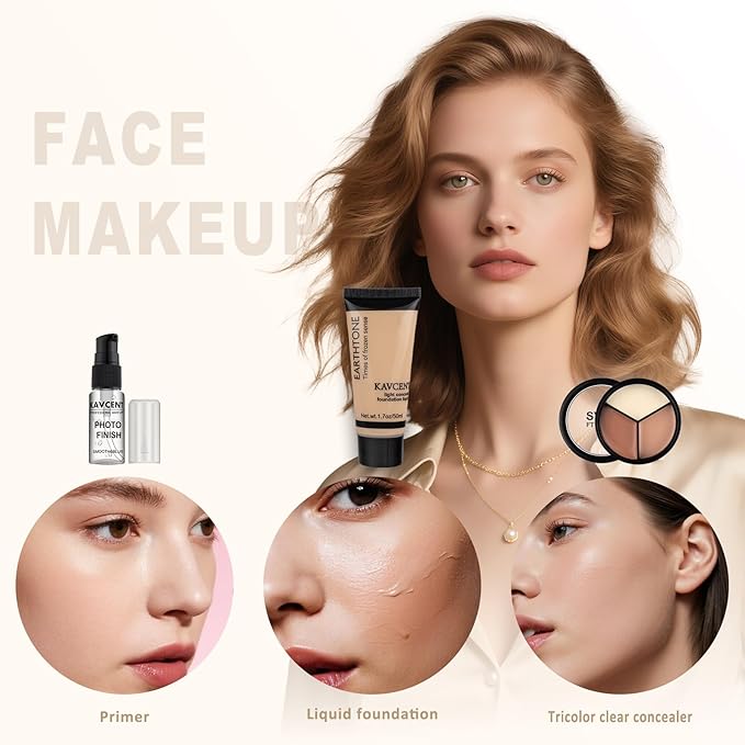 Makeup Set for Teens Makeup Kit for Women full Kit Foundation Eyeshadow Teenagers Makeup Gift Set for Teen Girls Women Christmas Makeup Kits for Teen 14-16