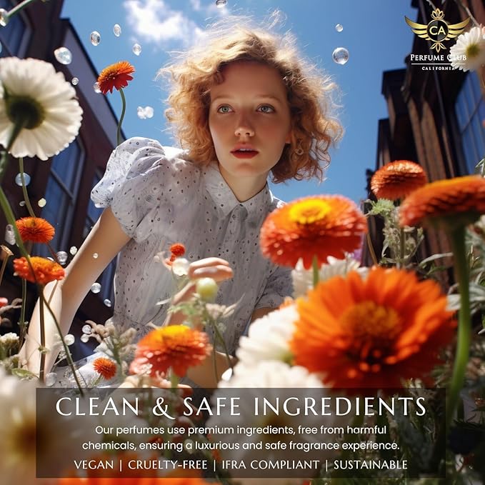 CA Perfume Duo Impression of Sweet Pea Allure For Women And Men Perfume Layering Set Long Lasting Travel Size EDP + Body Oil Roll-On Bottle 0.27 Fl Oz+0.33 Fl Oz