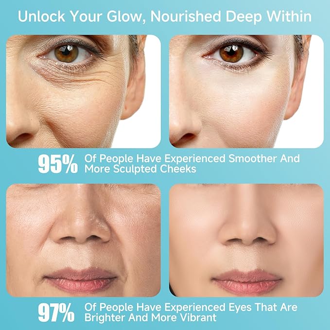 Eye Care Wand, Cold and Hot Skincare Treatment,Face Roller and Eye Massager for Eye Puffiness,Dark Circles and Glow; Depuffing Wand,Facial Skin Care Tools for Women Men (White)