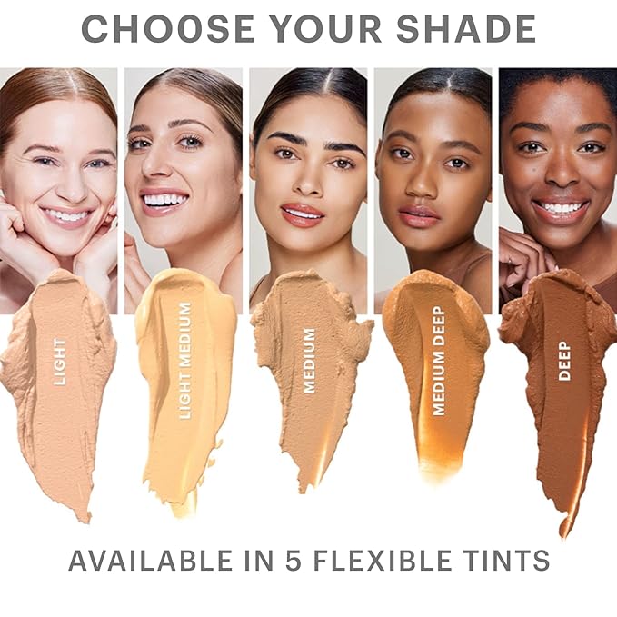 Glo Skin Beauty Oil-Free Tinted Primer SPF 30 - Mineral Makeup for Face, 4-in-1 Foundation Primer, Sheer Coverage, Skincare & Sunscreen With Broad Spectrum UVA/UVB Protection (Medium), 1.7 Fl Oz