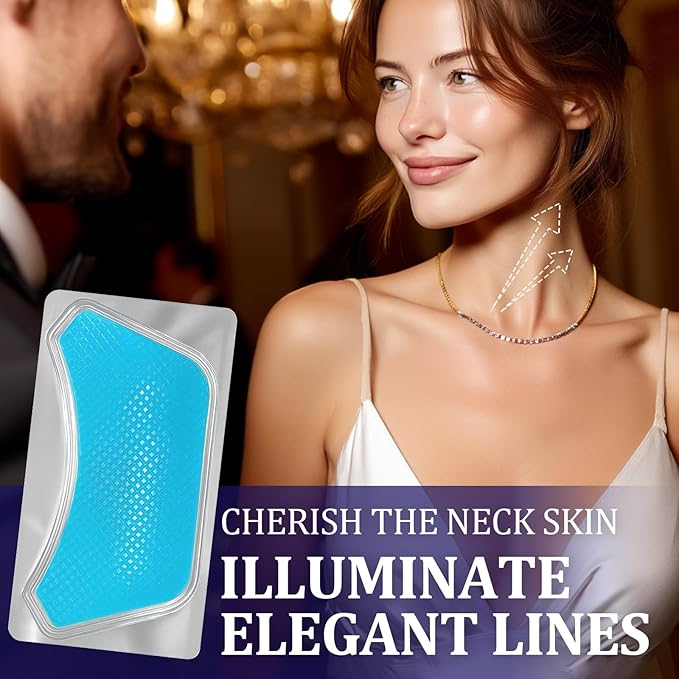 Neck Wrinkle Patches, 5PCS Anti Wrinkle Neck Tapes Improve Fine Lines, Firm and Moisturize and Tighten Sagging skin, Collagen Neck Lift Mask