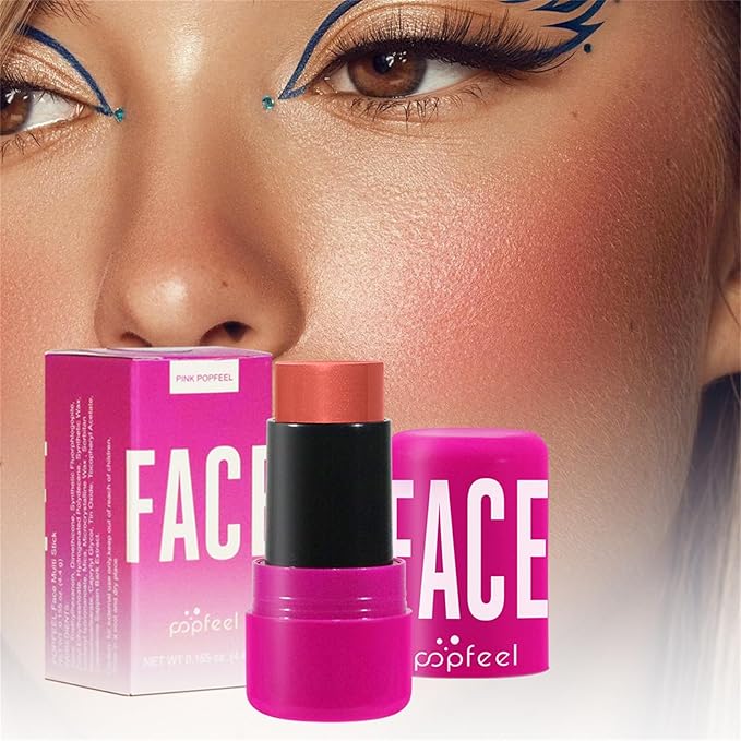 All in One Makeup Kit for Women Full Kit, Christmas Day Gifts Set for Women Girls, Hot Pink Makeup Essential Bundle Include Eyeshadow Palette Lipstick Blush Foundation Concealer Mascara Eyebrow Pencil