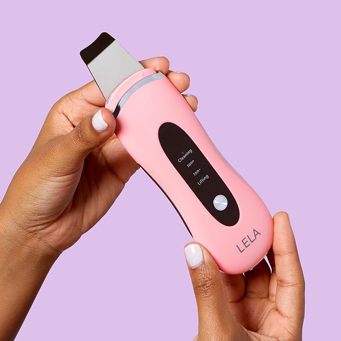 Spa Sciences - LELA - 4-in-1 Facial Spatula for Deep Cleansing, Pore Extraction, Serum Infusion, Anti-Aging and Contouring