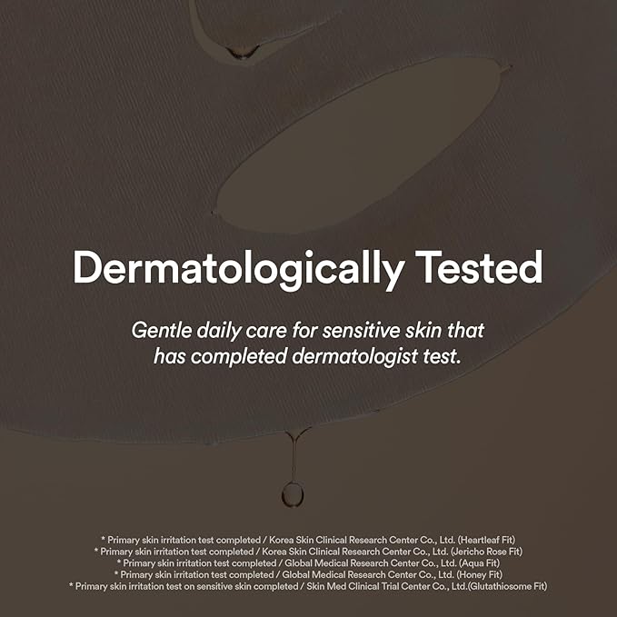 Abib Mild Acidic Ph Sheet Mask Glutathiosome Fit 10 Sheets (Skin Tone) I Korean Face Mask for Sensitive Skin, Soothing & Redness Relief, Daily Skincare Treatment, K-Beauty Sheet Mask