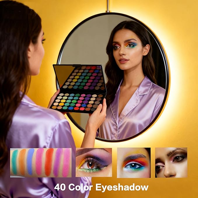 All in One Makeup Kit for Women Full Kit, Makeup Gift Set for Teens Girls, Professional Makeup Set with Eyeshadow Palette, Concealer, Lip Gloss,Mascara, Travel Makeup Kit for Beginners & Professionals