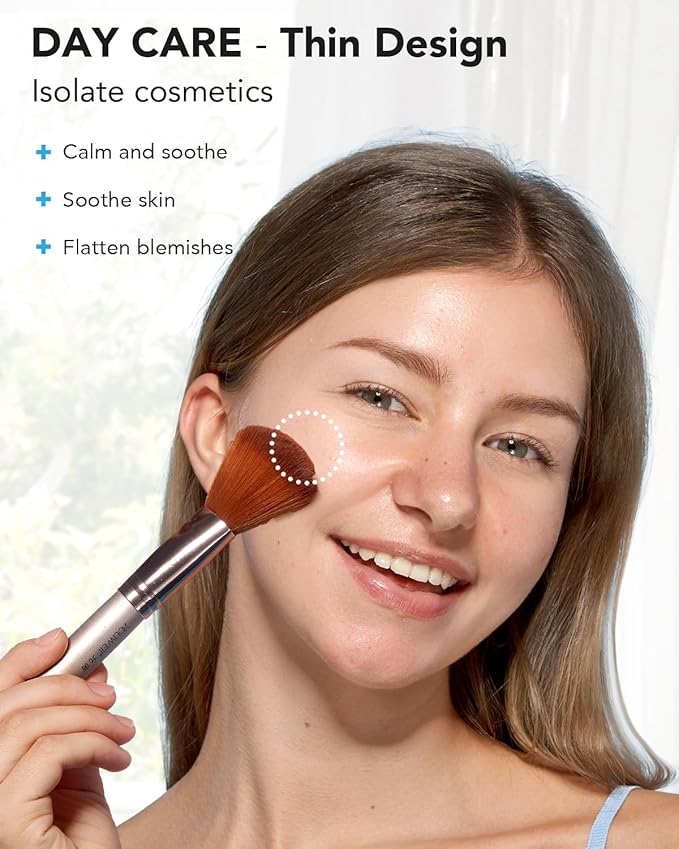 LitBear Acne Pimple Patches- Day and Night 6 Sizes 204 Dots Thin & Thick Hydrocolloid Patches with Witch Hazel, Tea Tree & Calendula Oil, Extra Adhesion for Face Zit Patch Dots