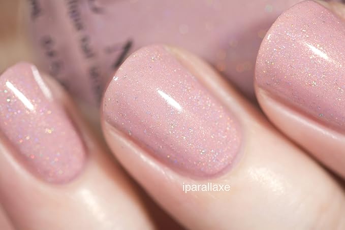 ILNP Daisy Jane - Baby Pink Holographic Nail Polish