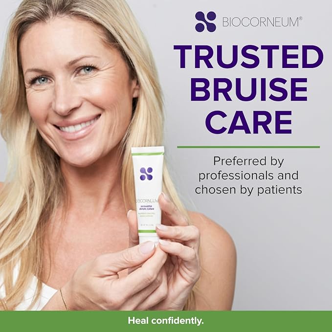 BIOCORNEUM Advanced Bruise Cream 1oz – Professional-Grade Arnica & Vitamin K Cream for Visible Skin Recovery – Botanical Formula with Vitamin E, Green Tea Extract & More – Lightweight, Fast-Absorbing