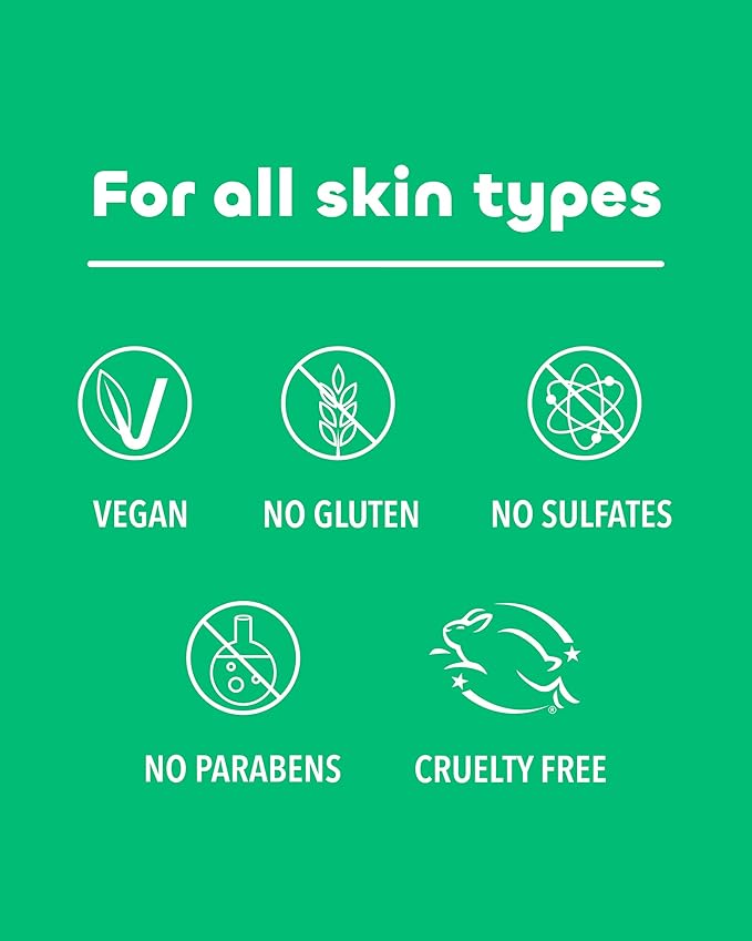 Seaweed Bath Co. Detox Body Wash, Rosemary Mint Scent, 12 Ounce, Shower Gel for Men & Women, Vegan, Paraben Free, Sulfate Free, Cruelty Free