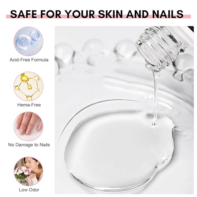 Makartt Nail Dehydrator: 15ML Acid-Free Prep for Acrylic Nails, Gel Polish, and Dipping Powder, 0.5oz Fast-Dry Professional Base for Manicure & Pedicure Use