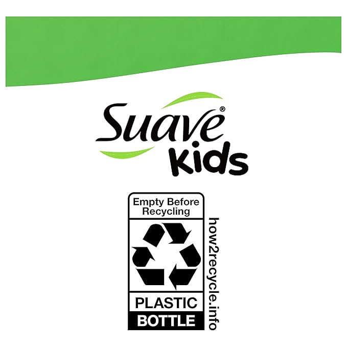 Suave Kids Detangler Spray For Tear-Free Styling Silly Apple Dermatologist-Tested Hair Detangler Formula, 10 Fl Oz (Pack of 6)
