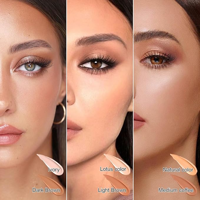 6 Colors Cream Contour Stick Makeup, Primer Face Highlighter Contouring for Beginners, Highlight and Contour Kit, Cream Concealer Makeup Blush Stick, Primer Face Corrector (SET B)