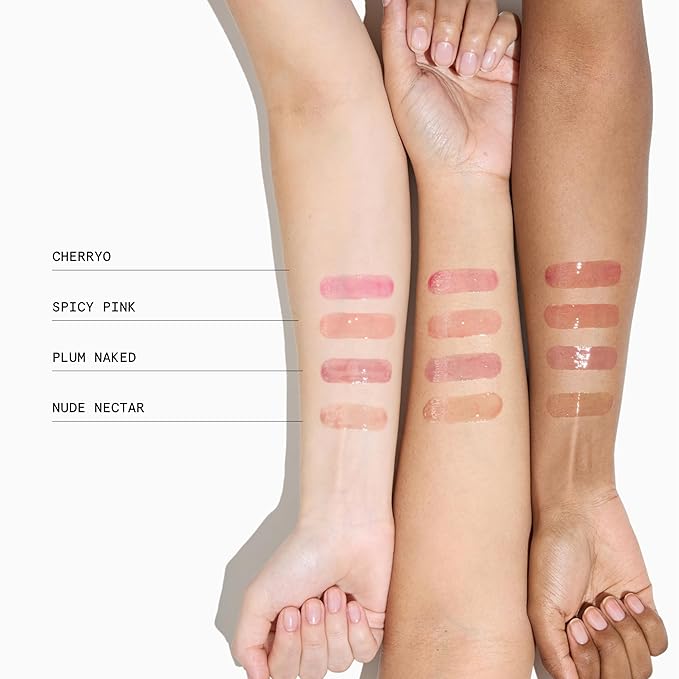 Beauty Pie Wondergloss Collagen Lip Oil + Cherryo 0.13 fl oz – Hydrating, Plumping, Non-Sticky Lip Gloss Oil with Collagen AC Micro-Vectors, Cherry & Hibiscus Oils