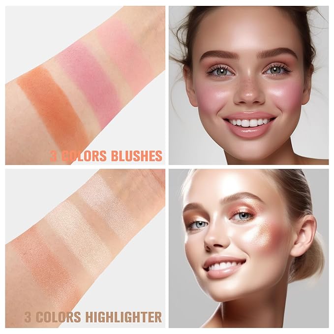 Professional Makeup Kit for Women Girl Full Kit with Mirror 60 Colors All in One Make up Gift Set Included Eyeshadow,Blusher,Highlighter,Compact Powder,Brow Powder,Lipstick,Glitter,Eyeliner,Mascara 02