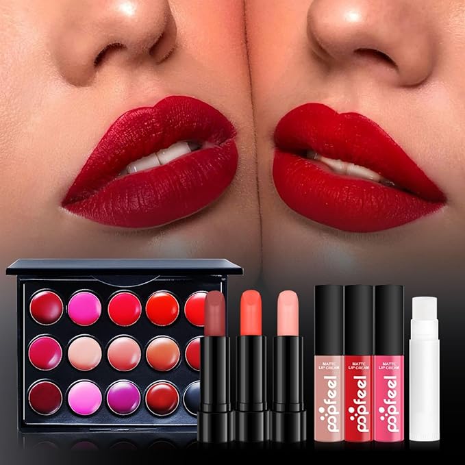 Makeup Set Box, Festival Surprise Assortment Gift with Professional Makeup Products, Cosmetics Set Party Favors for Women Girls Teenager, Vegan & Cruelty-Free, Set A