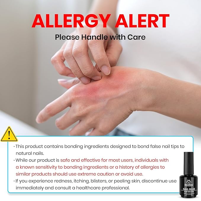 Beetles 15ml Gel Nail Glue 9 in 1 for Acrylic Nails Tips and Clear Press on Nails, Long Lasting Extension Glue, Base Coat, Blooming Art Gel, Christmas Nails, U V Light Cured