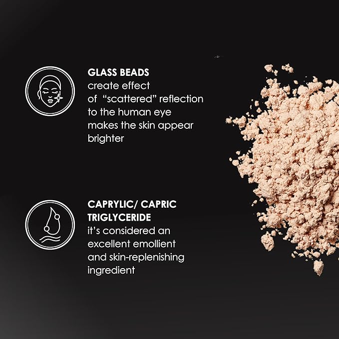 Rodial Glass Powder 0.63 oz - Skin-Perfecting Loose Setting Powder for a Soft-Focus Glow, Blurring & Shine-Control for a Smooth, Luminous Glass Skin Look