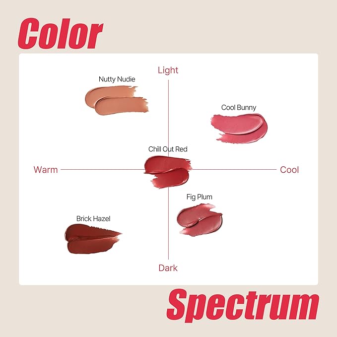 Touch in Sol Vegan Again Blur Core Lip Tint (#Chill-out Red) - Long Lasting, High Pigment Velvet Matte Lip Stain – Lightweight Smooth Blur Finish