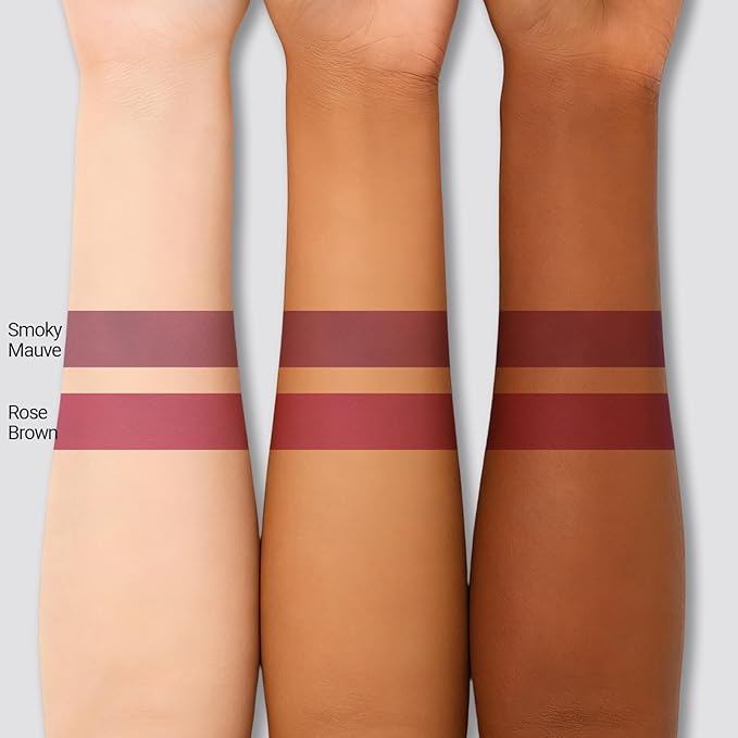 Erinde Rose Brown Eyeshadow Stick, Waterproof Nude Matte Eye Shadow Sticks, Cream Eye Shadow Pencil Crayon, Buildable & Blendable Long-Lasting Eyeshadow for Older Women, Vegan & Cruelty-Free, 106