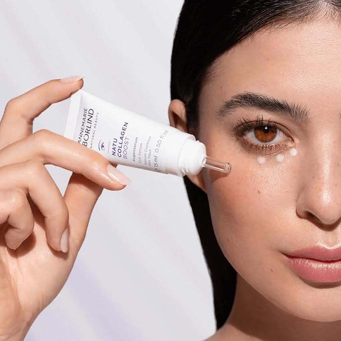 ANNEMARIE BÖRLIND - NATU COLLAGEN Eye Serum - firming, refreshing and radiant eye care, with botanical collagen and plant-based protein, under eye serum, 0.50 Fl. Oz.