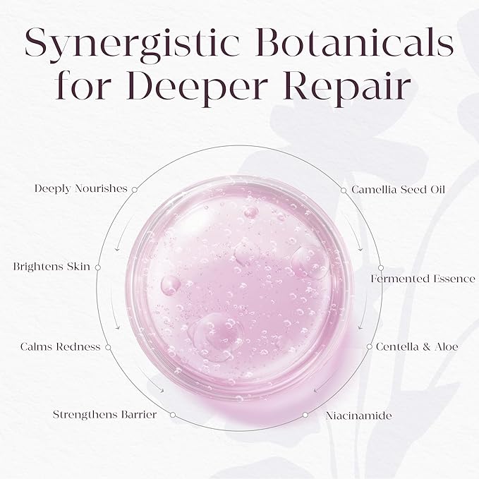 Barrier Repair Serum with Borage Oil – Face Serum for Dry & Sensitive Skin | Hydrates, Soothes Redness & Dryness | Brightens Dull Skin | Suitable for All Skin Types | 1.0 fl oz + Travel Size