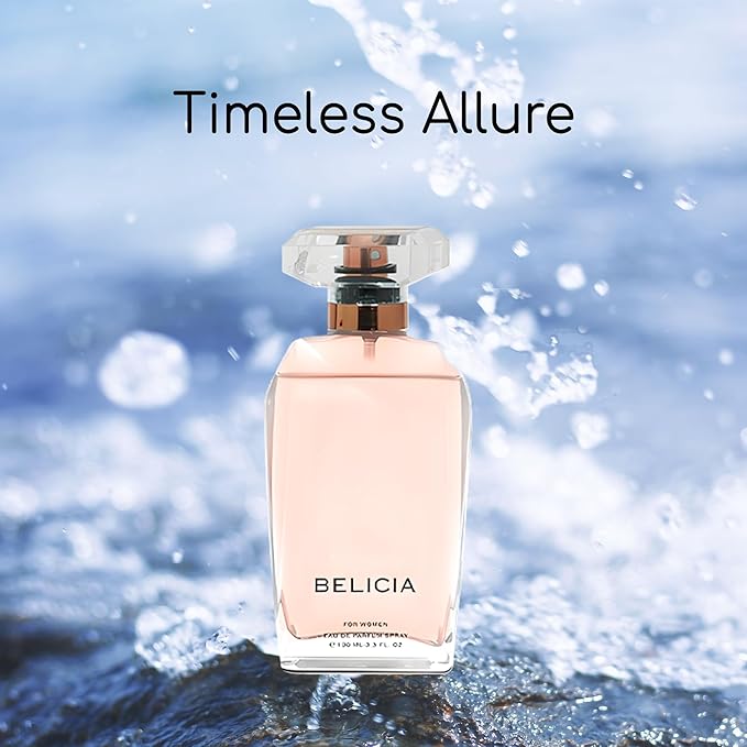 Women's Perfume La Vida Bella& Belicia Combo Set Eau De Parfum Long Lasting Fragrance 3.4 Fl Oz Spray Each for Daily Used