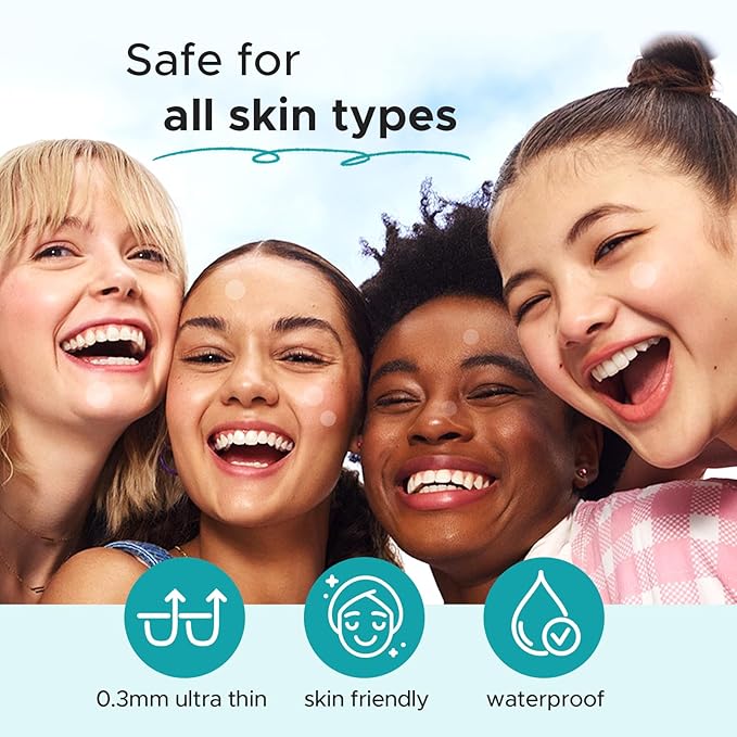 TKTK Pimple Patch Acne Patch, 4 Sizes 420 Patches Acne Absorbing Cover Patch, Hydrocolloid Invisible Acne Patches For Face Zit Patch Acne Dots Tea Tree, Calendula Oil - 3 Pack