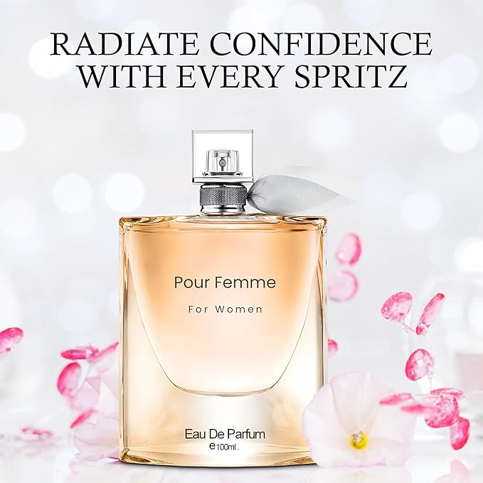 Women's Perfume La Vida Bella& Viva the Sexy Combo Set Eau De Parfum Long Lasting Fragrance 3.4 Fl Oz Spray Each for Daily Used