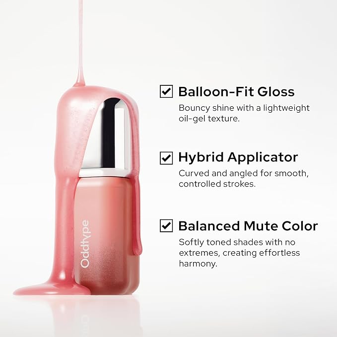 Unseen Balloon Tint, 9 Colors Set for All Skin Types. Buildable Color, Long Lasting Glossy Lip Stains, Lightweight Lip Gloss Make up (187 All hours, 0.11 Ounce (Pack of 1))