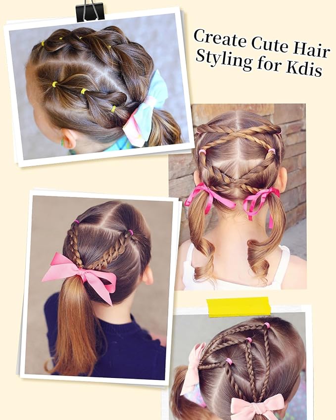 Slick Back Hair Brush & Hair Wax Stick Set - Frizz Control & Flyaway Smoothing - Sleek Ponytails, Buns, Edges - Styling Cream/Gel/Balm/Pomade Stick for Women - Styling Accessories for Girls & Kids