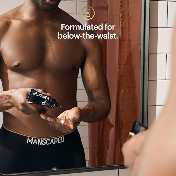 MANSCAPED® The Premier Package 5.0 Ultra, with The Lawn Mower® 5.0 Ultra Men's Groin & Body Hair Trimmer, Shears 3.0, Crop Preserver® Ball Deodorant, Refined® Body Wash, Crop Soother™, Shed 2.0