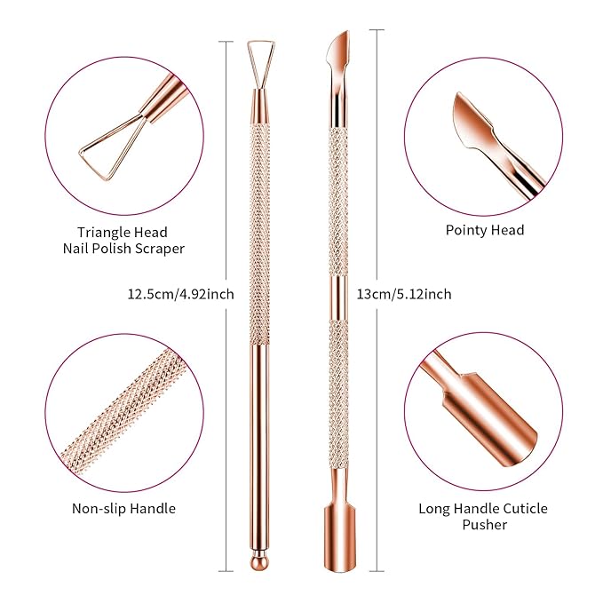 Gel Nail Polish Remover Kit – 15ML（0.5fl.oz） Fast Gel Remover No Soaking or Wrapping Needed, Includes Cuticle Pusher & Scraper, Easy Removal for Gel Nails, Perfect for Salons or Beginners