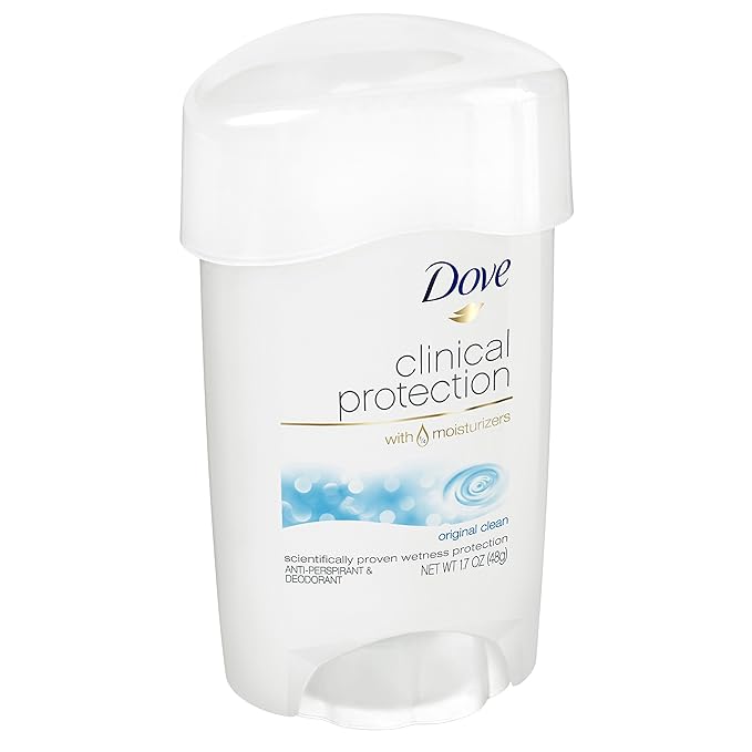 Dove Clinical Protection Antiperspirant Deodorant, Original Clean, 1.7 Ounce