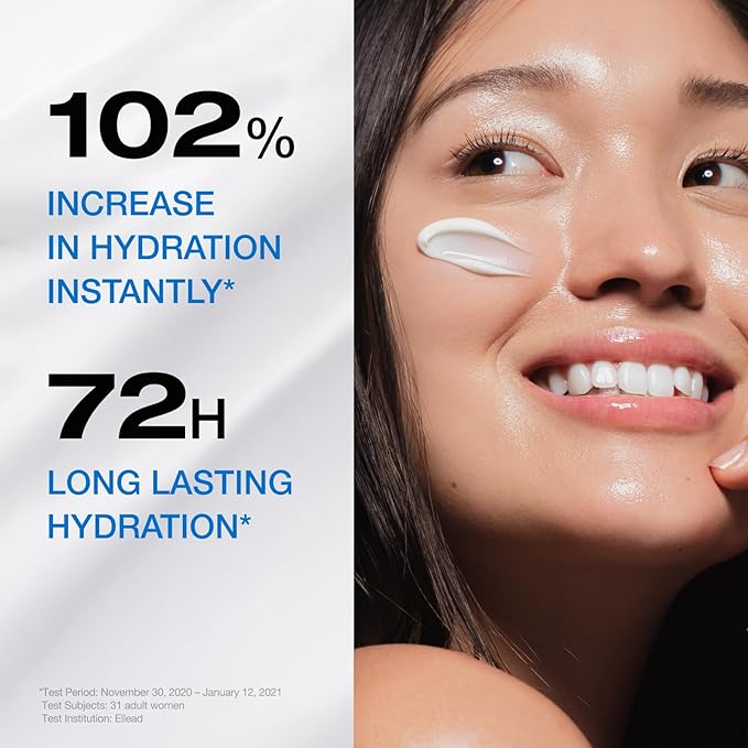 Physiogel Daily Hydrating Facial Moisturizer Lightweight Cream, 72 hrs Hydration for Dry & Sensitive Skin, Korean skin care, Fragrance-Free, Non-Comedogenic, Dermatologist-Tested, Ceramide, Squalane.