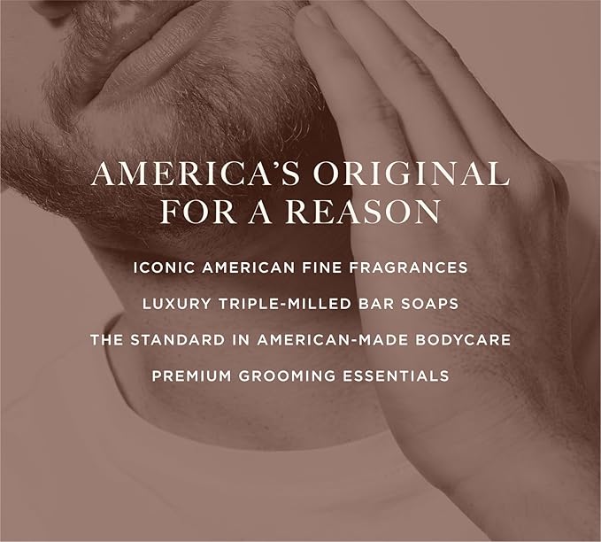 Caswell-Massey Number Six Shave Cream, Natural Men’s Shaving Cream for Smooth Beard Shaving, Soothing for Sensitive Skin, Made in USA, 8 Oz