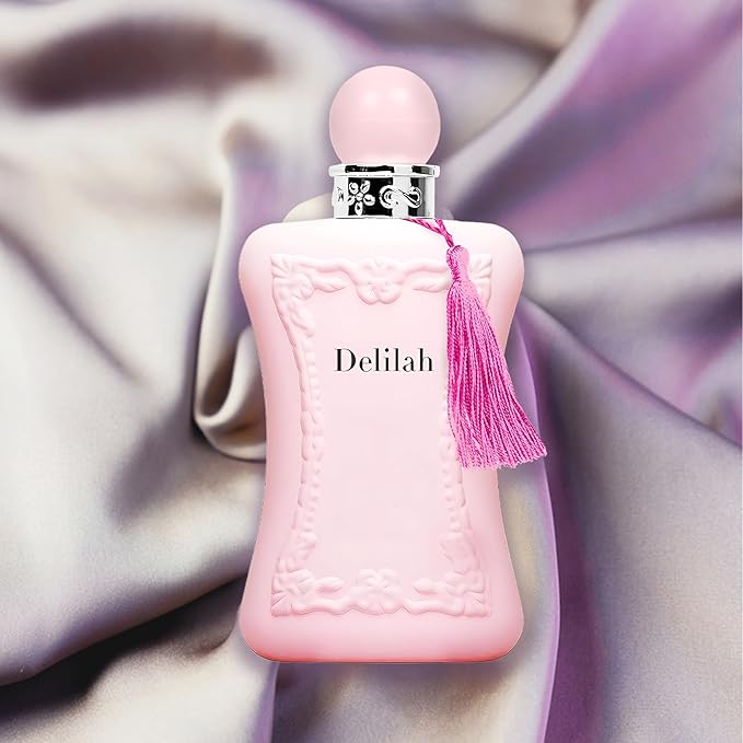 Perfume for Women Delilah Natural Spray Eau de Parfum,Romantic Rose Scent 3.4 Fl Oz Women Fragrance Bag for Travel Best Gift