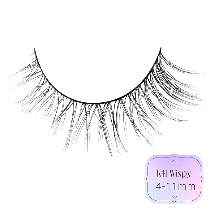 Natural Lashes Short Lashes Wispy Lashes Natural Look Natural Eyelashes Wispy False Eyelashes Small Lashes 11mm K41