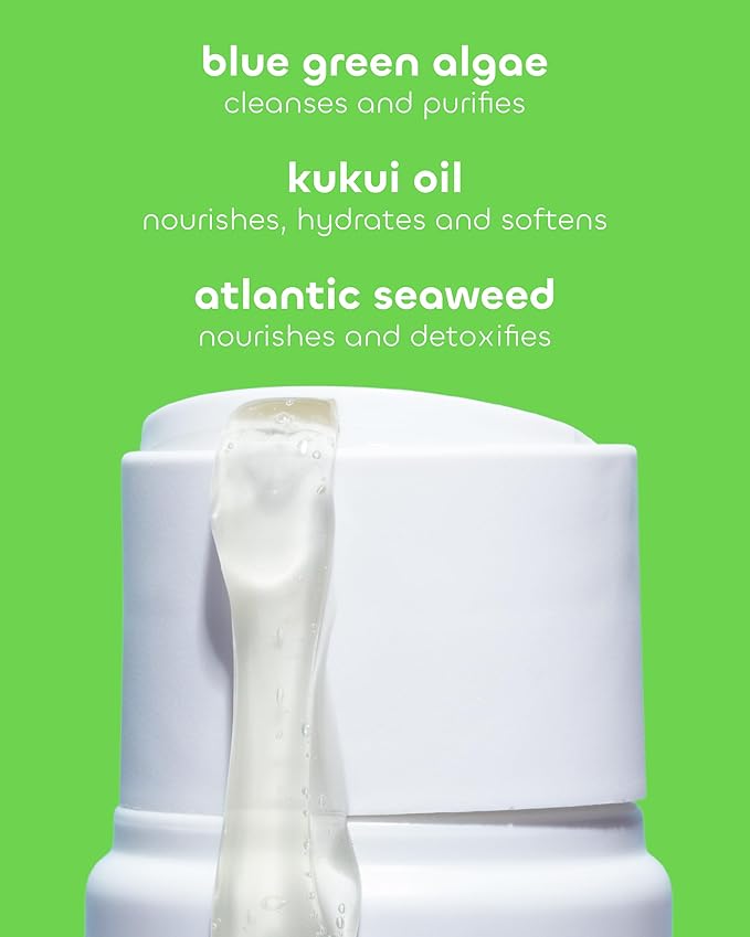 Seaweed Bath Co. Hydrate Body Wash, Eucalyptus Peppermint Scent, 12 Ounce, Shower Gel for Men & Women, Vegan, Paraben Free, Sulfate Free, Cruelty Free