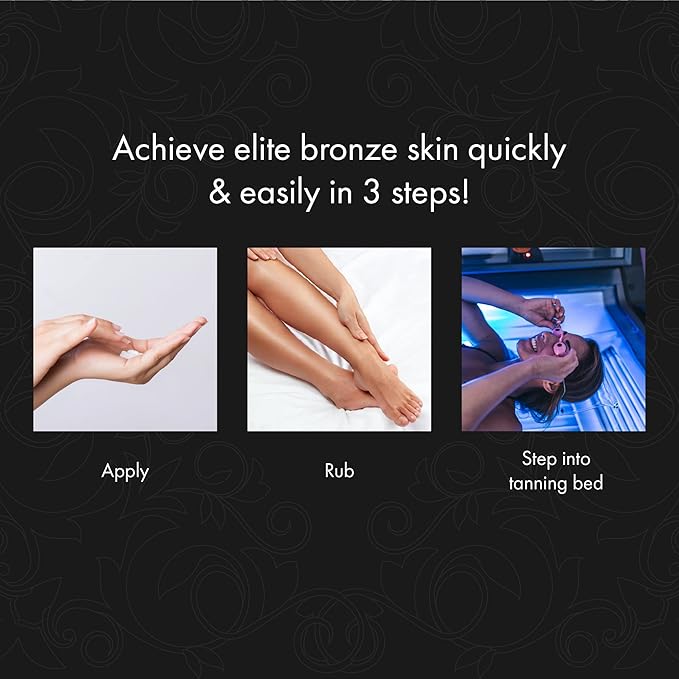 2 PACK Millennium Tanning SOLID BLACK 100X Dark Tanning Lotion Indoor Outdoor Tan Enhancing Silicone Bronzer Tanning Bed Lotion 13.5 Fl oz (400 ml)