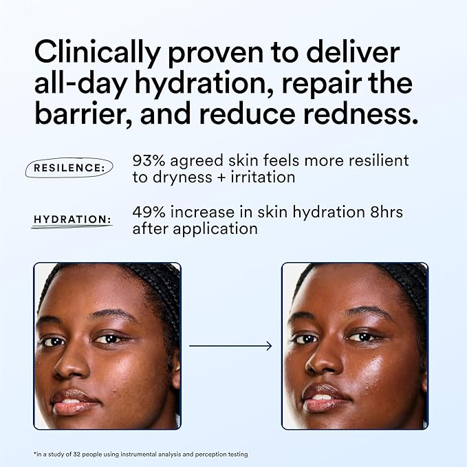 Experiment Molecular Mesh Barrier Repair Face Moisturizer - Soothing Lightweight Face Cream for Strength, Redness, & Irritation - Ectoin, Phytosphingosine, Centella 2 FL OZ - Vegan for Sensitive Skin