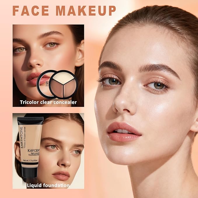 Makeup Set for Teens Makeup Kit for Women Full Kit Eyeshadow Foundation Makeup Kits for Teenagers 14-16 Makeup Gift Set for Women Teen Girls