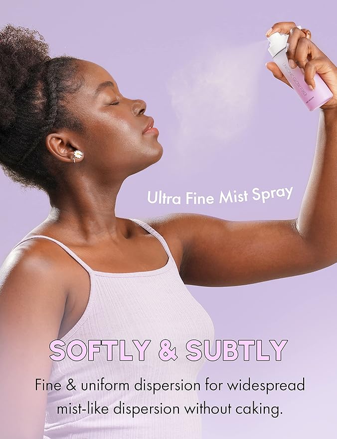 SELF BEAUTY Glow Makeup Setting Spray | Hydrating + Illuminating Makeup Setting Spray | Dewy Finish | Long-Lasting Makeup Fixing | Microfine Mist Spray | 3.38fl.oz, 100ml